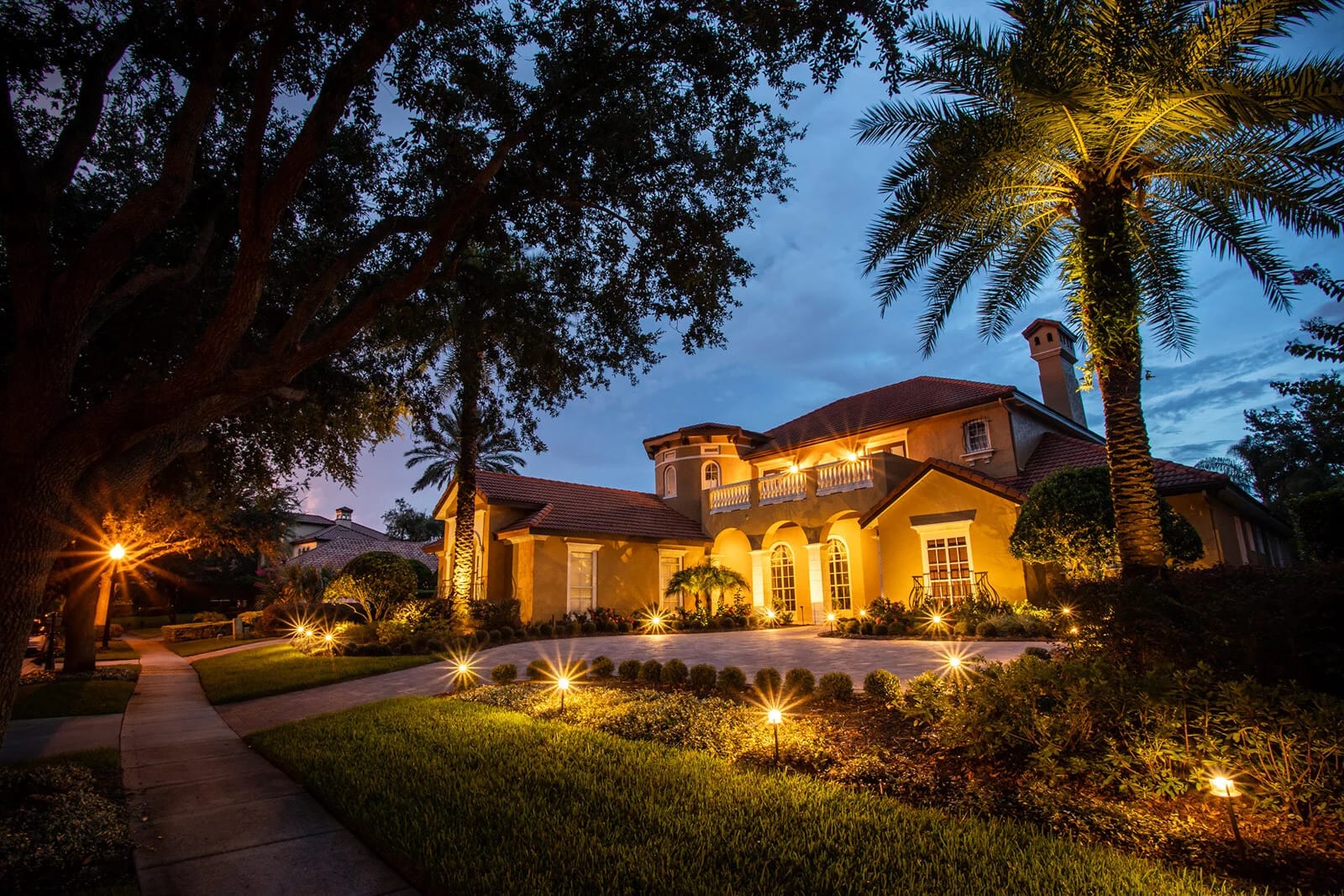 professional landscape lighting